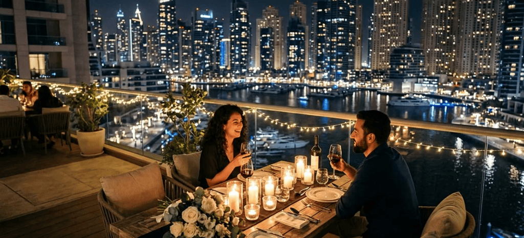 luxury dinner dubai